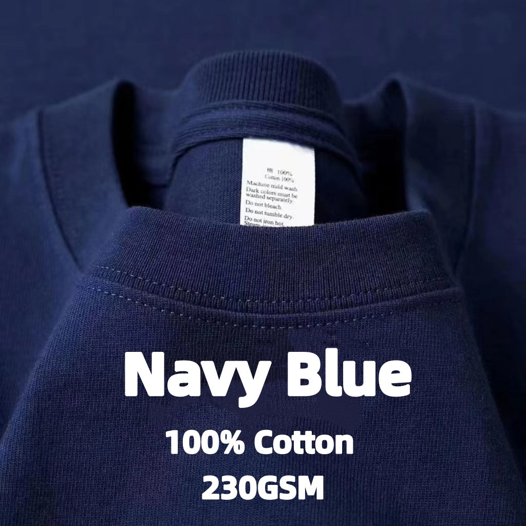 2026 Summer New, 100% Cotton T-Shirt, American Style Minimalist Loose Casual Top