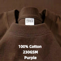 2026 Summer New, 100% Cotton T-Shirt, American Style Minimalist Loose Casual Top