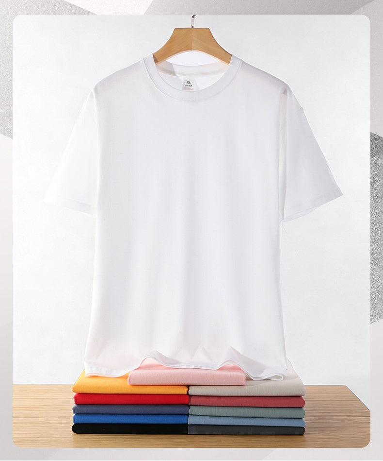2026 Summer New, 100% Cotton T-Shirt, American Style Minimalist Loose Casual Top